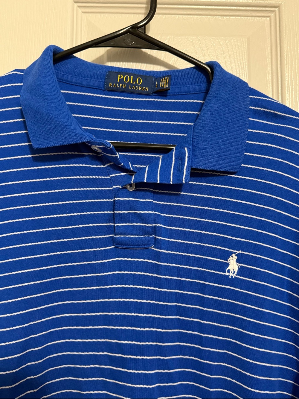 Polo by Ralph Lauren Men’s Blue Striped Polo Shirt